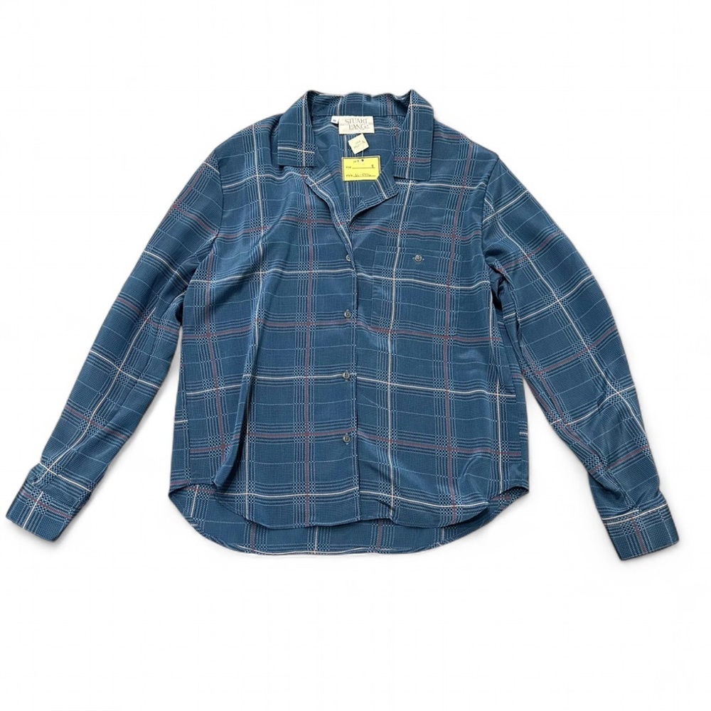 VINTAGE Stuart Lang Casual Button Down Shirt Timeless Style